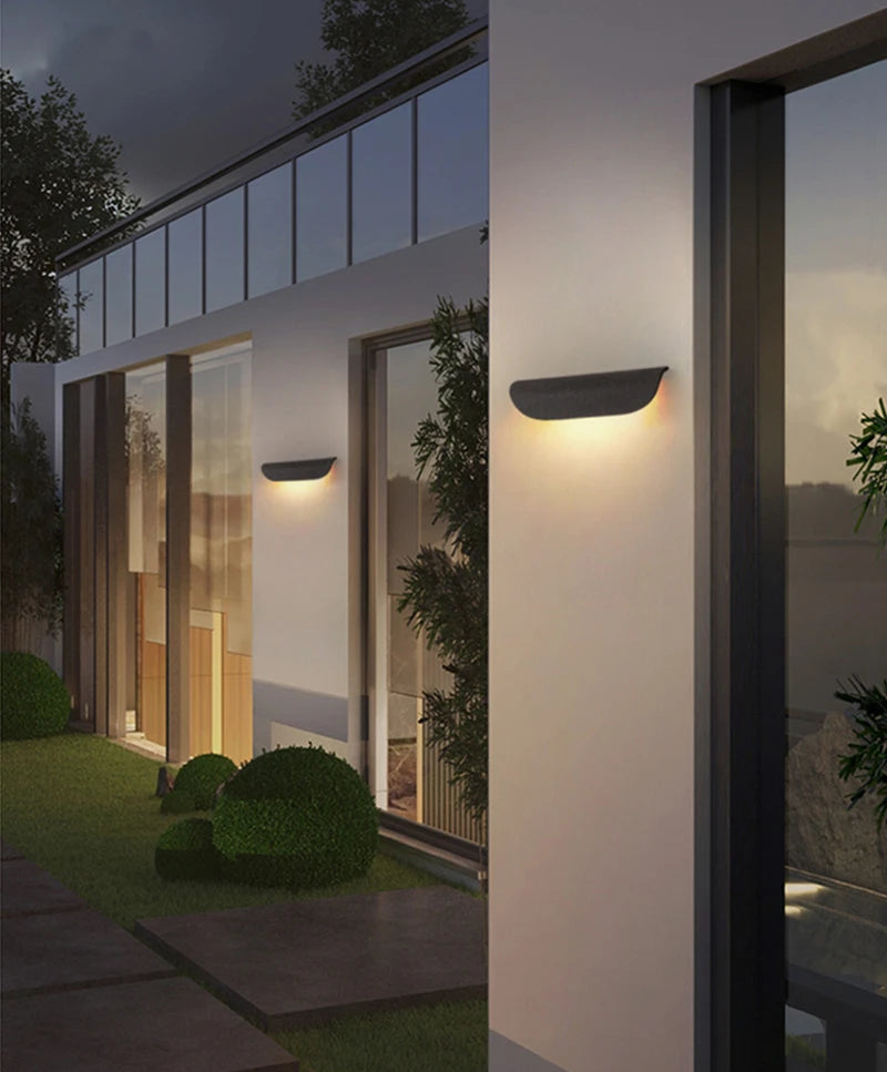 Waterproof Simple LED Wall Lamp Modern Outdoor/Indoor IP65 Entrance Decor Sconce Garden Porch Bedside Home Wall Lights Luminaire