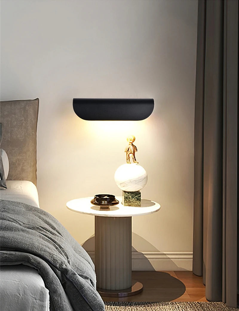 Waterproof Simple LED Wall Lamp Modern Outdoor/Indoor IP65 Entrance Decor Sconce Garden Porch Bedside Home Wall Lights Luminaire