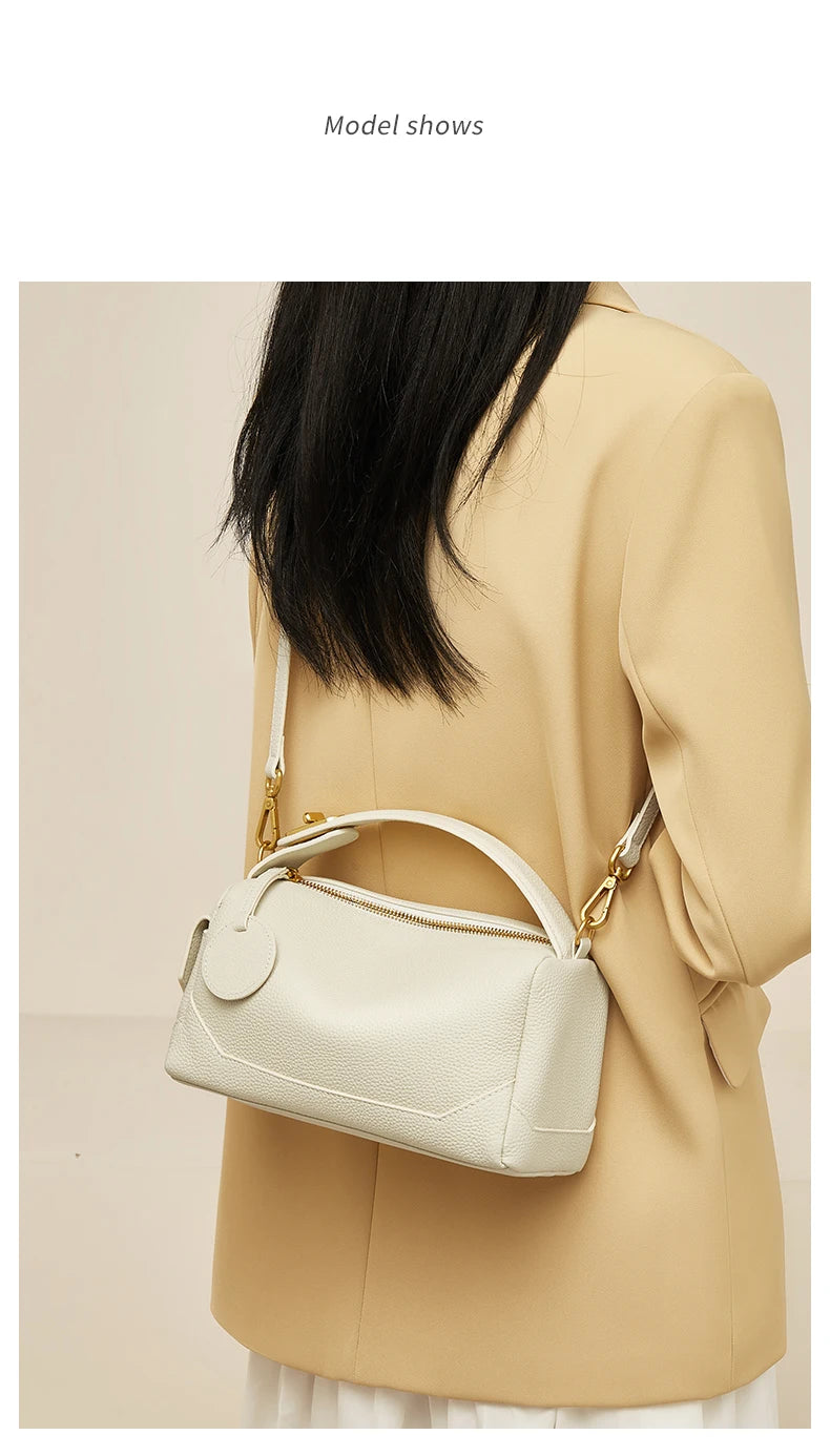 FOXER Cow Leather Crossbody Bag for Women Spring & Summer Fashion New Collection Lady Shoulder Handbag Purse Gift For Girls