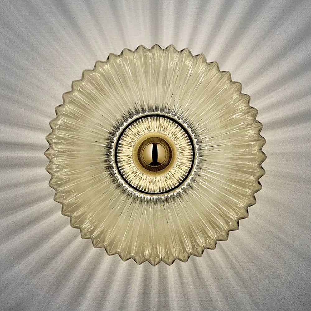 Modern LED Wall Lamps Glass Ripple Lights Corridor Aisle Staircase Dining Backdrop Simple Indoor Home Decoration Lustre Fixtures