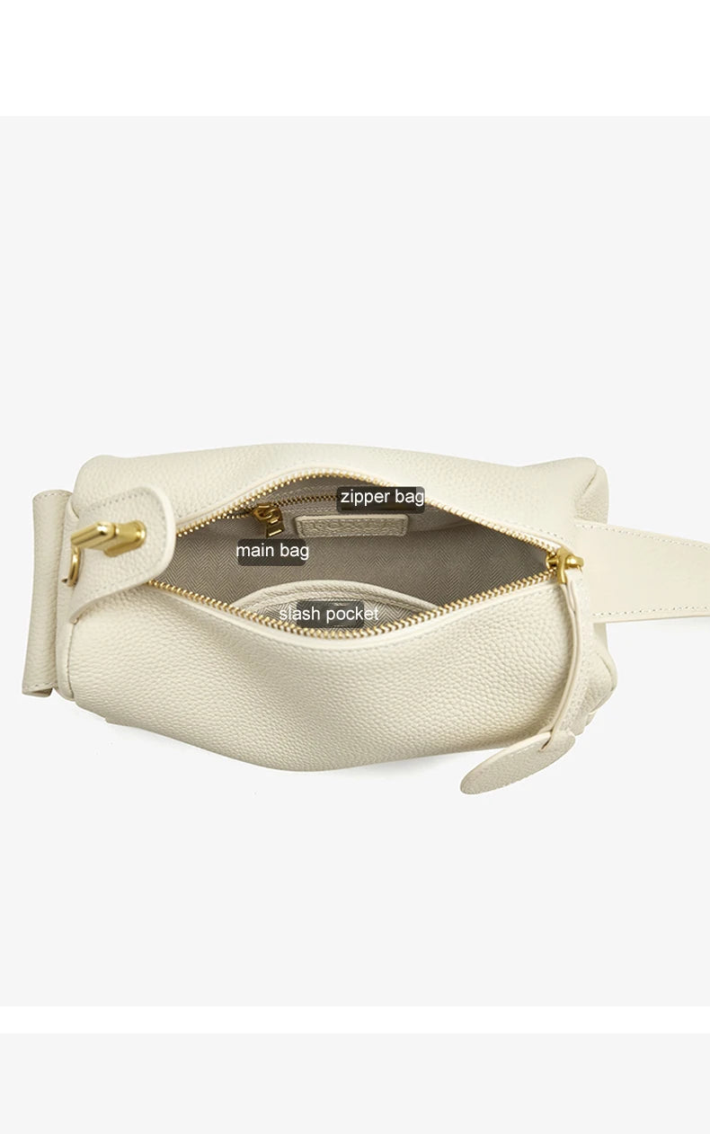 FOXER Cow Leather Crossbody Bag for Women Spring & Summer Fashion New Collection Lady Shoulder Handbag Purse Gift For Girls
