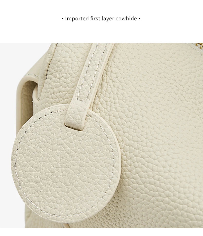 FOXER Cow Leather Crossbody Bag for Women Spring & Summer Fashion New Collection Lady Shoulder Handbag Purse Gift For Girls