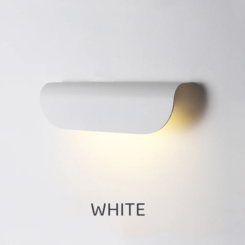 Waterproof Simple LED Wall Lamp Modern Outdoor/Indoor IP65 Entrance Decor Sconce Garden Porch Bedside Home Wall Lights Luminaire