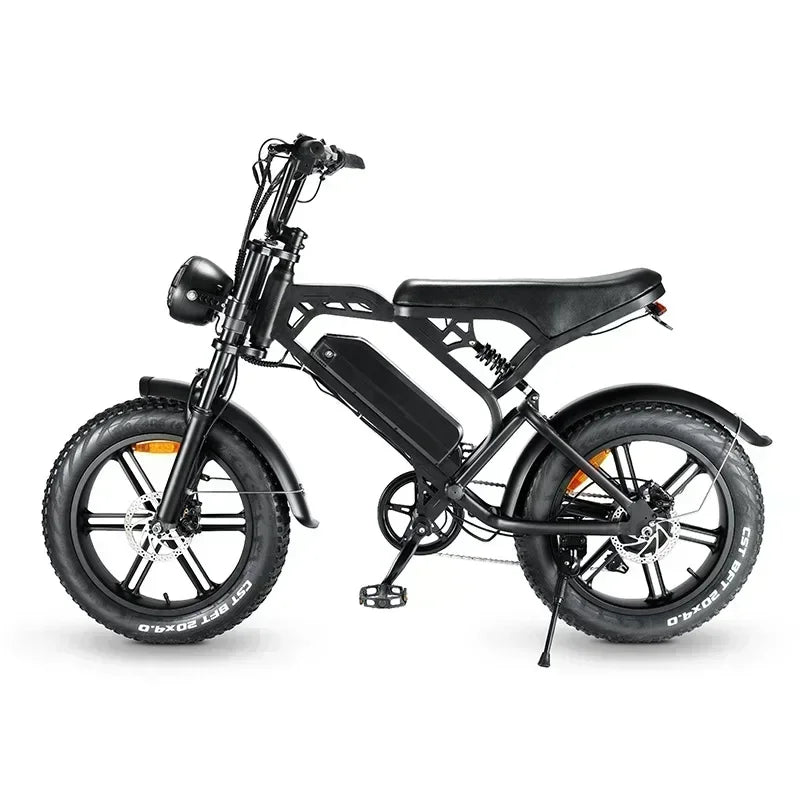 Ebike V20 1000W 48V 20AH Back Seat Fat Tire Electric Bike Beach Cruiser Off-Road Electric Bike Adult Mountain Electric Bike