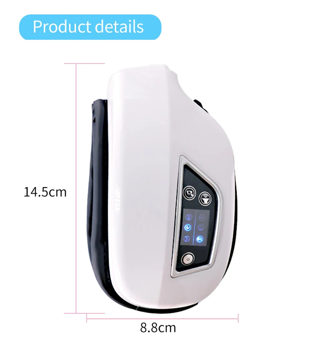 6D Smart Vibration Eye Massager Airbag Compress Eye Care Instrument Bluetooth Music Eye Massage Sleep Mask Eye Relax Fatigue