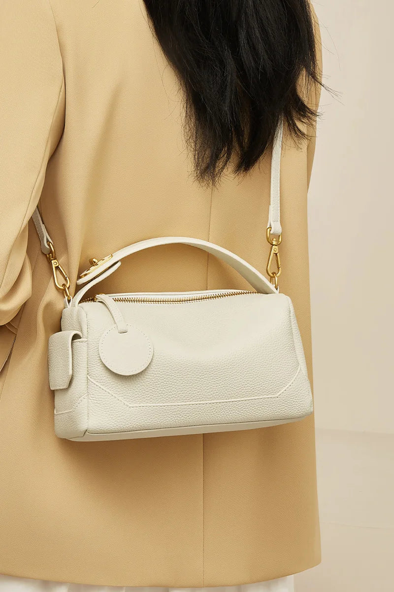 FOXER Cow Leather Crossbody Bag for Women Spring & Summer Fashion New Collection Lady Shoulder Handbag Purse Gift For Girls