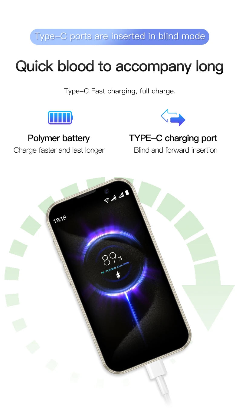 SOYES XS18 Pro 3.0" Mini Smartphone 2GB RAM 16GB ROM Facial Recognition Android8.1 Dual SIM Standby 1000mAh 3G Network Phone