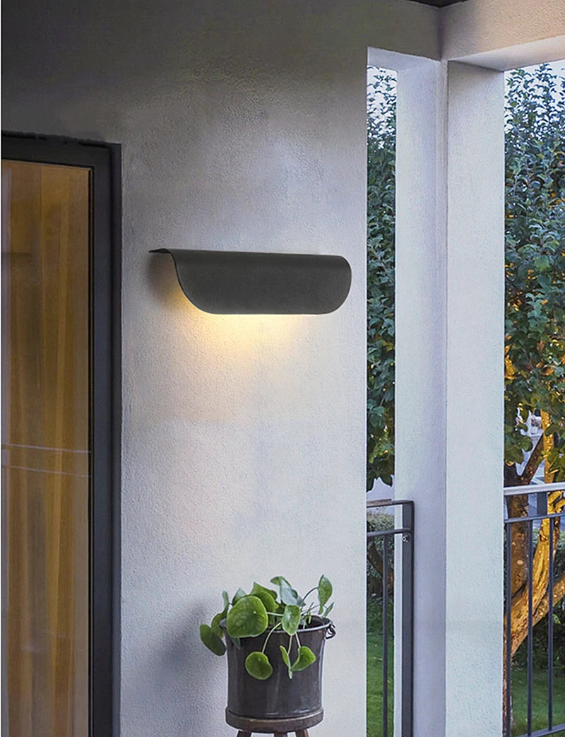 Waterproof Simple LED Wall Lamp Modern Outdoor/Indoor IP65 Entrance Decor Sconce Garden Porch Bedside Home Wall Lights Luminaire