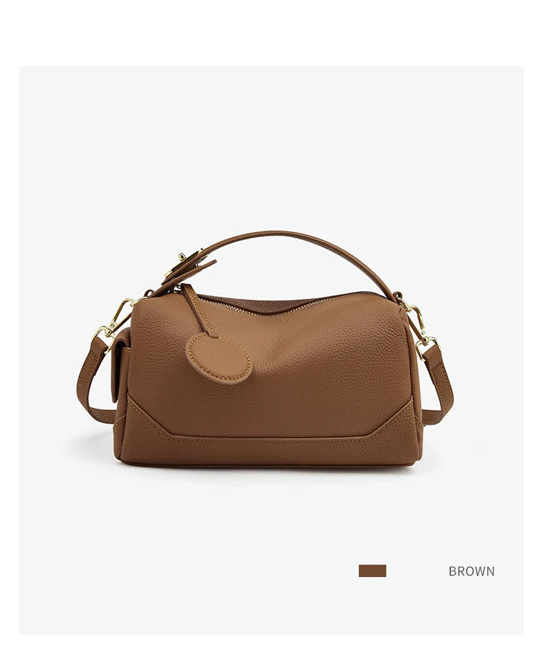 FOXER Cow Leather Crossbody Bag for Women Spring & Summer Fashion New Collection Lady Shoulder Handbag Purse Gift For Girls