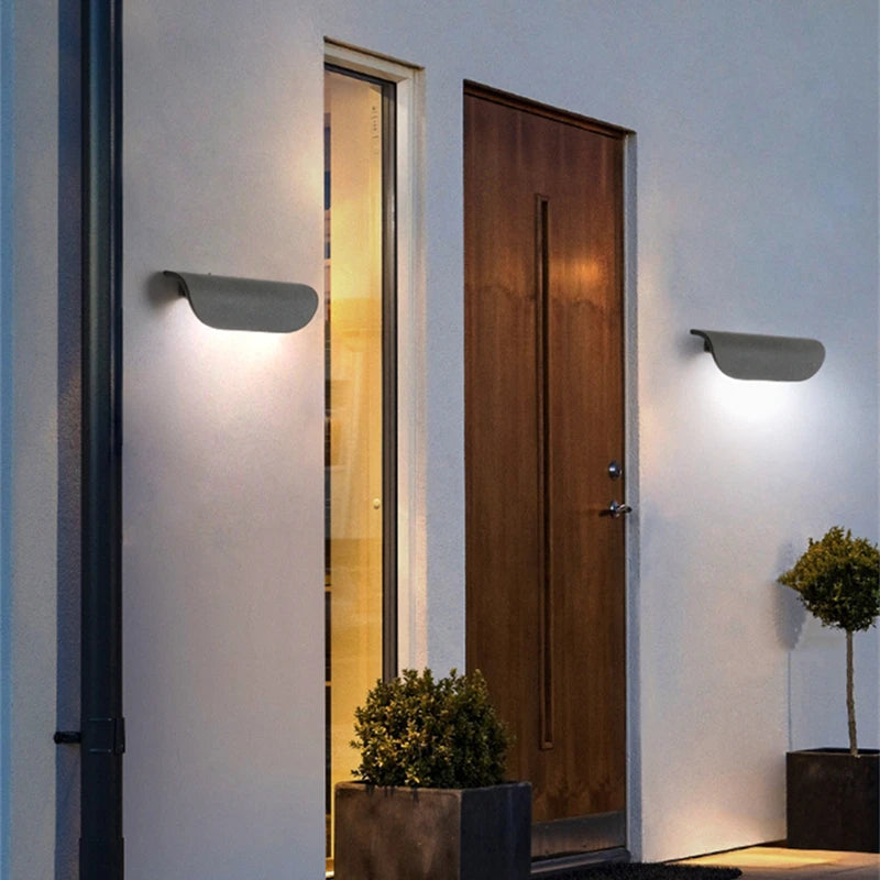 Waterproof Simple LED Wall Lamp Modern Outdoor/Indoor IP65 Entrance Decor Sconce Garden Porch Bedside Home Wall Lights Luminaire
