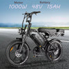 Newly V20Pro electric bicycle 1000W 48V 15AH ebike , 20 inch electric fat tire electric city mountain bike