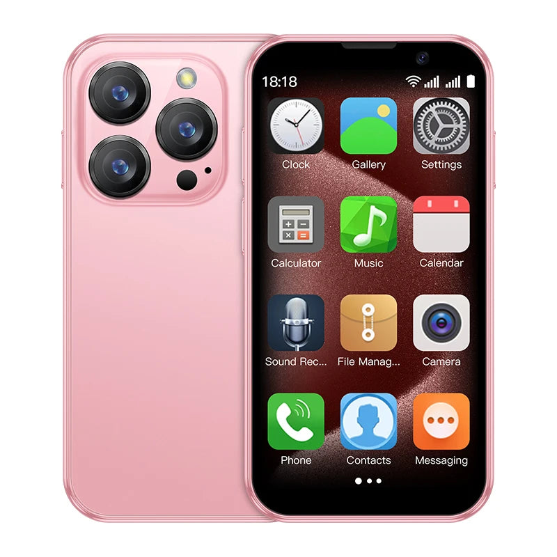 SOYES XS18 Pro 3.0" Mini Smartphone 2GB RAM 16GB ROM Facial Recognition Android8.1 Dual SIM Standby 1000mAh 3G Network Phone