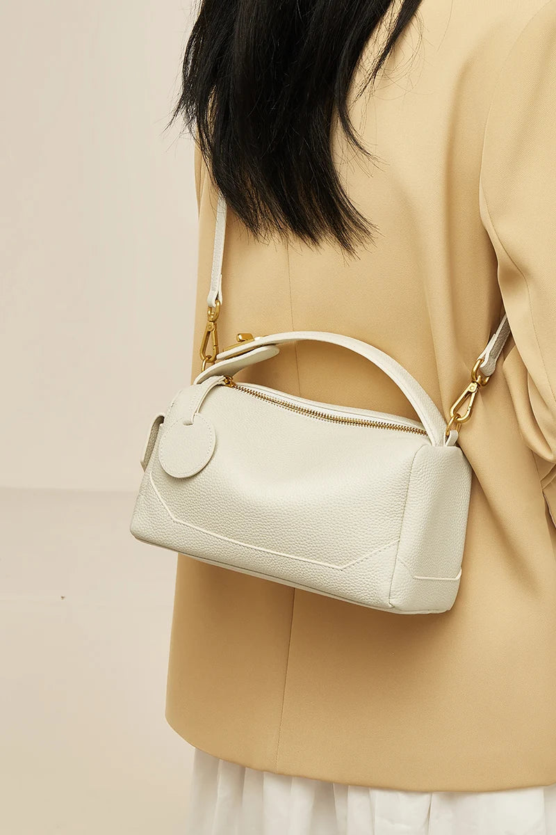 FOXER Cow Leather Crossbody Bag for Women Spring & Summer Fashion New Collection Lady Shoulder Handbag Purse Gift For Girls