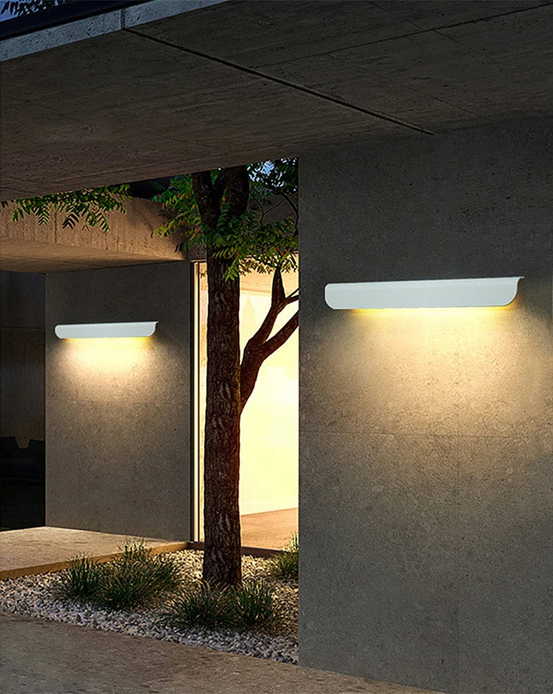Waterproof Simple LED Wall Lamp Modern Outdoor/Indoor IP65 Entrance Decor Sconce Garden Porch Bedside Home Wall Lights Luminaire