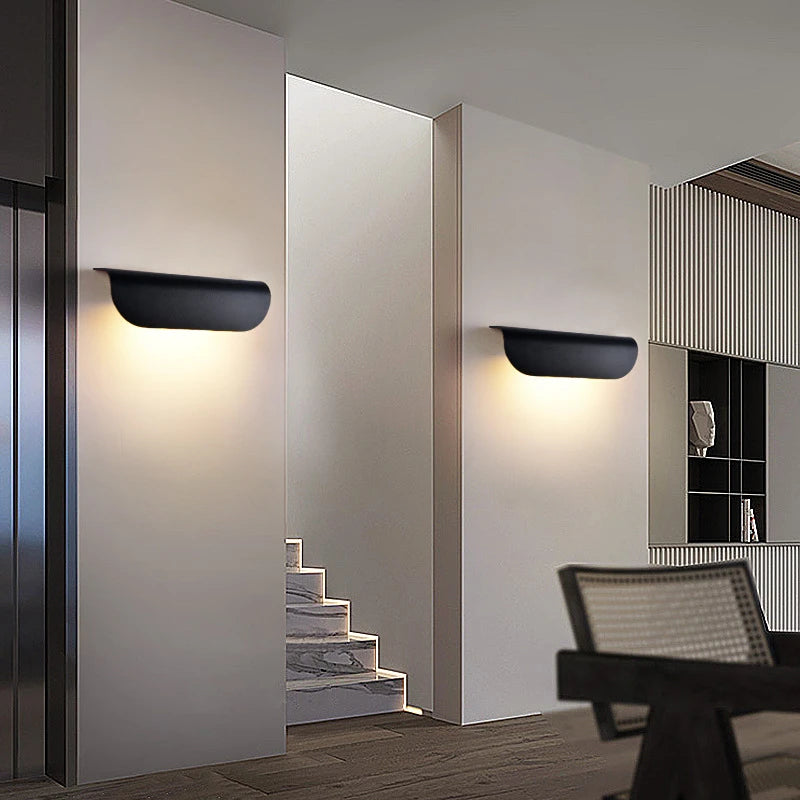 Waterproof Simple LED Wall Lamp Modern Outdoor/Indoor IP65 Entrance Decor Sconce Garden Porch Bedside Home Wall Lights Luminaire