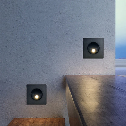 Modern LED Embedded Wall Lamp 3W 350º Rotation Bedside Sconce Bedroom Reading Hidden Decor Stair Wall Lighting Fixture AC85-265V