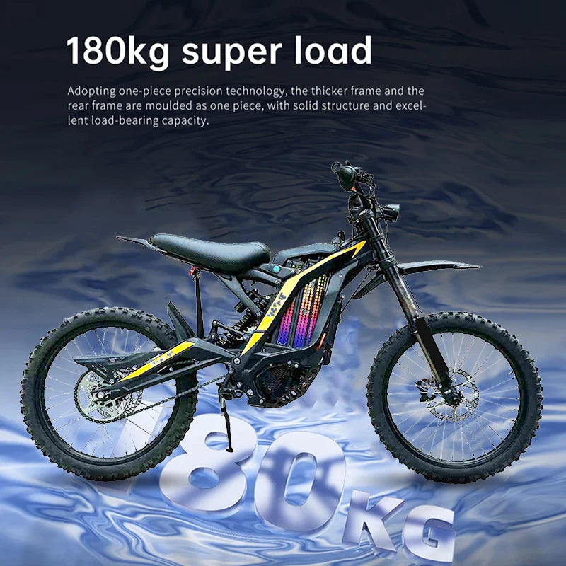 2025 New Arrival Ebike 8000W 72V 30AH N1 Electric Motorcycle 19Inch MTB Tires Electric Dirt Bike with LCD Display