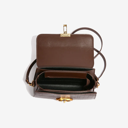 Small Leather Armpit Bags for Women, Chain Shoulder, Crossbody Bag, Ladies Vintage Underarm Handbags, Summer