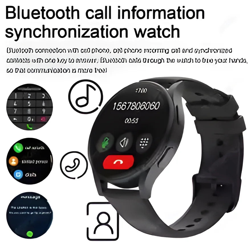 Wearable Smart Watch Bluetooth Call Waterproof Fitness Sports Mode Heart Rate Blood Oxygen Sleep Monitor smartwatch For Samsung