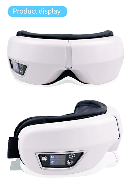 6D Smart Vibration Eye Massager Airbag Compress Eye Care Instrument Bluetooth Music Eye Massage Sleep Mask Eye Relax Fatigue