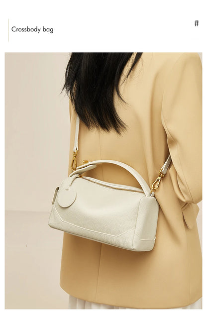 FOXER Cow Leather Crossbody Bag for Women Spring & Summer Fashion New Collection Lady Shoulder Handbag Purse Gift For Girls