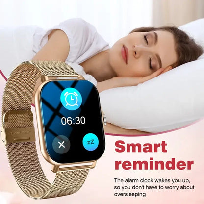 KESHUYOU 2025 Smart Watch 2.01 Inch HD Display Answer Make Call Message Preview Sport Modes DIY Dial Weather Forecast Men Women