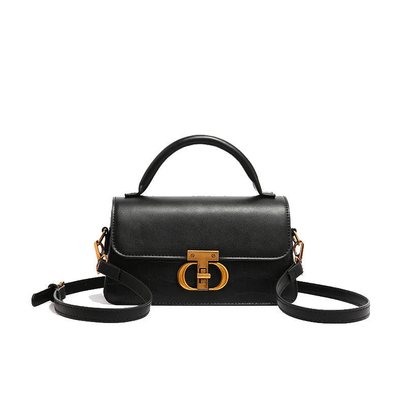 Small Leather Armpit Bags for Women, Chain Shoulder, Crossbody Bag, Ladies Vintage Underarm Handbags, Summer