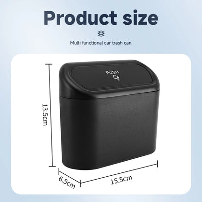 Universal Car Trash Can Hanging Dustbin Accessories For BMW X1 E84 F48 X2 F39 X3 E83 F25 X4 F26 X5 E53 E70 F15 F85 X6 E71 E72