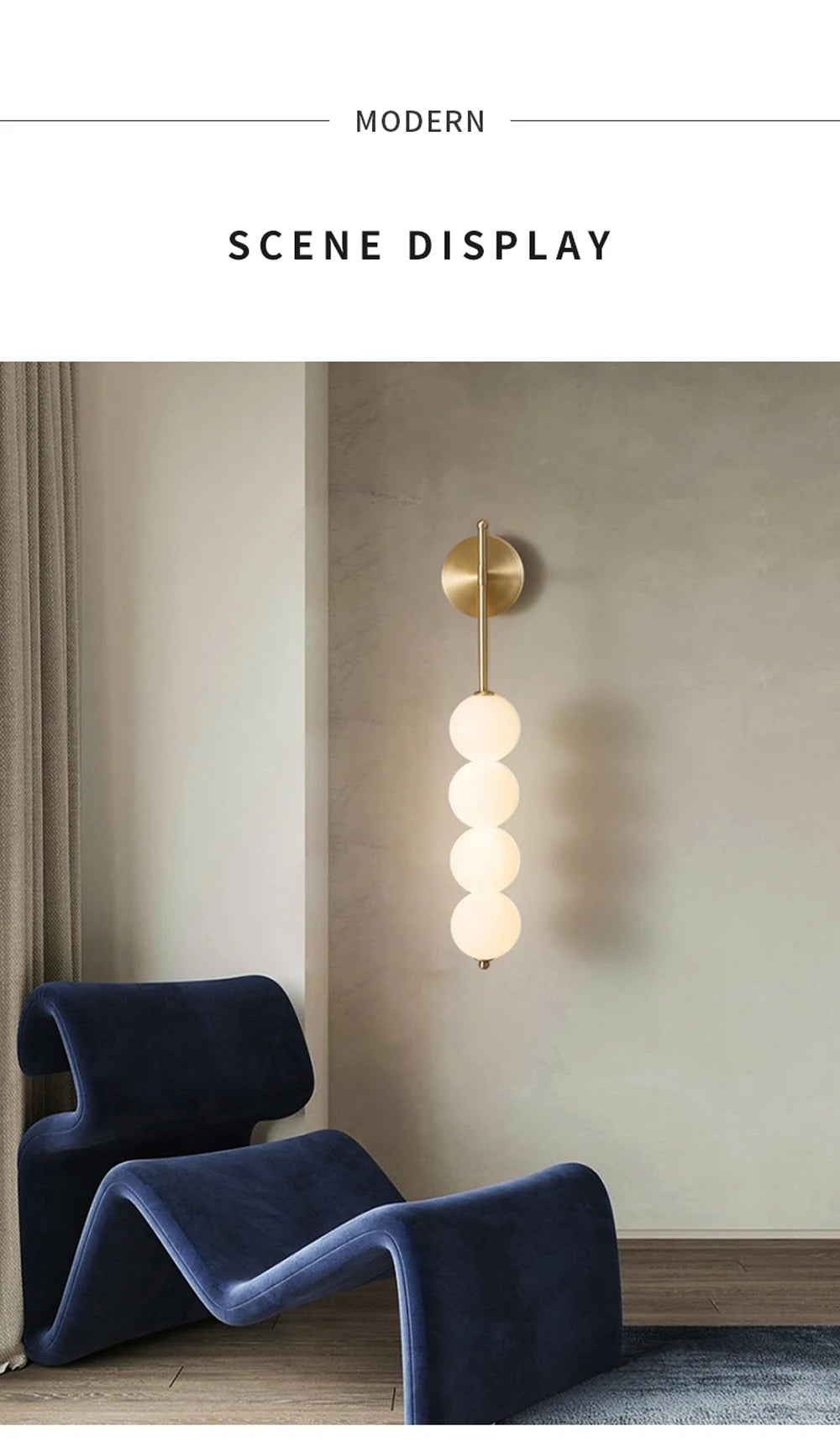 Nordic Wind Gourd Wall Lamp Minimalist LED Milky White Light For Living Room Study Bedroom Bedside Home Decoration Light Fixture