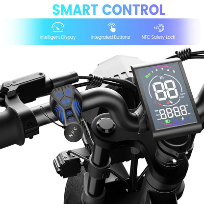 Ebike W018 2000W Dual Motor 25AH Dual Battery Top Speed 55KM/H 20*4.5Fat Tire Electric Bike Mountain Electric Bicycle