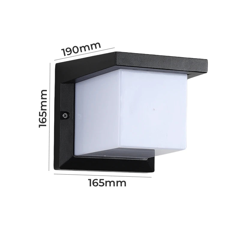 Modern LED Outdoor Wall Lamp E27 Waterproof IP65 Aluminum Porch Light Garden Fence Street Exterior Wall Sconce Lighting 110/220V