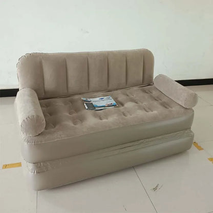 Modern Portable Folding hand-Inflatable Sofa for Living Room Lazy Bean Bag Chair Puff Tatami Foldable for Outdoor Camping