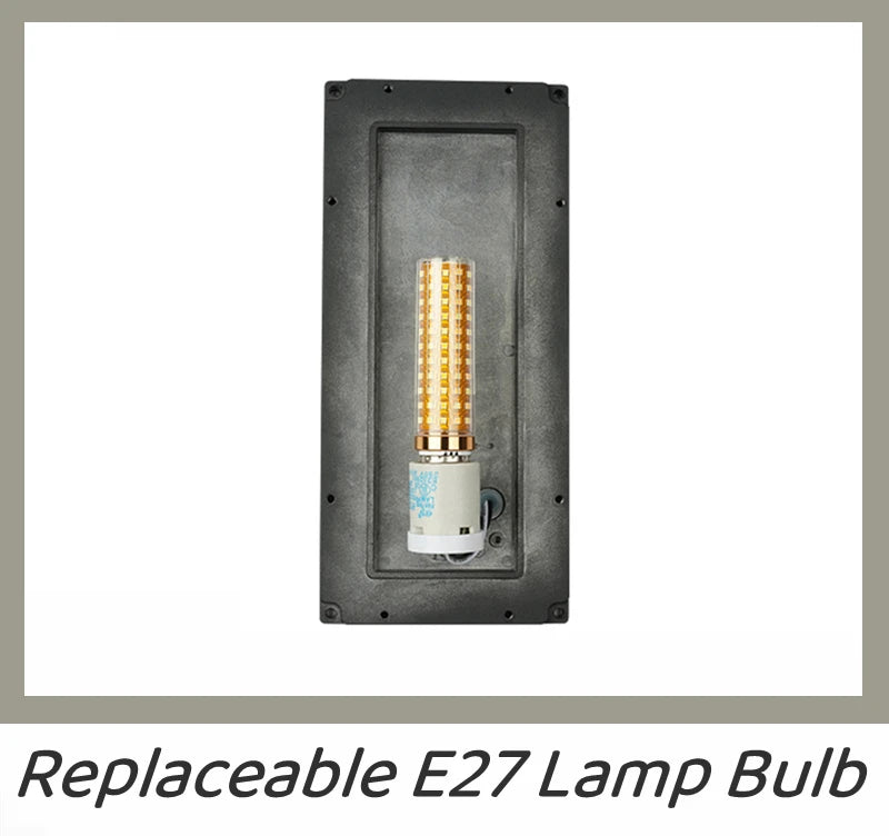Modern LED Outdoor Wall Lamp E27 Waterproof IP65 Aluminum Porch Light Garden Fence Street Exterior Wall Sconce Lighting 110/220V