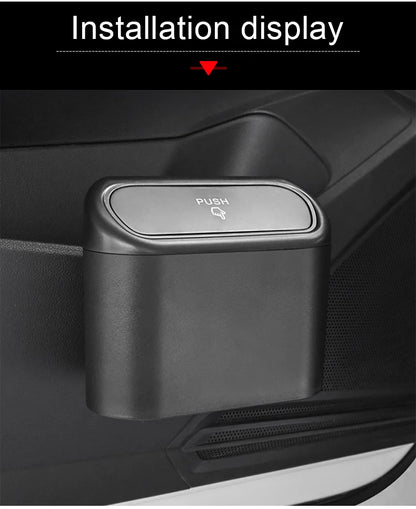 Universal Car Trash Can Hanging Dustbin Accessories For BMW X1 E84 F48 X2 F39 X3 E83 F25 X4 F26 X5 E53 E70 F15 F85 X6 E71 E72