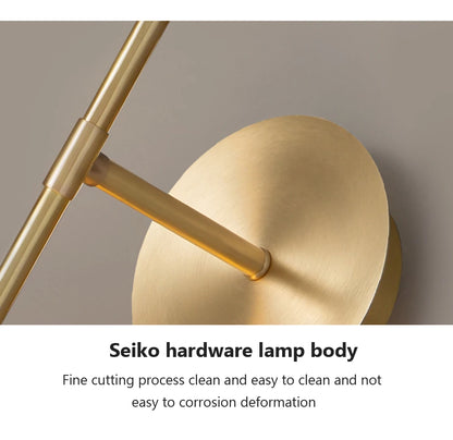 Nordic Wind Gourd Wall Lamp Minimalist LED Milky White Light For Living Room Study Bedroom Bedside Home Decoration Light Fixture