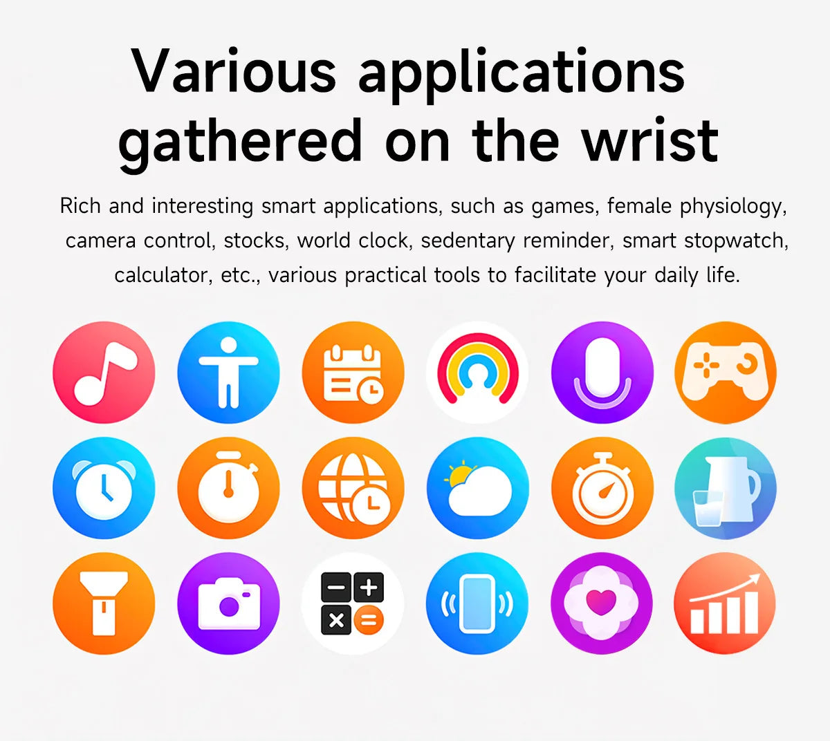 KC91 Smart Watch 530mAh Battery LED Flashlight Compass Altitude Air Pressure Bluetooth Call Fitness Tracker Wearable Devices