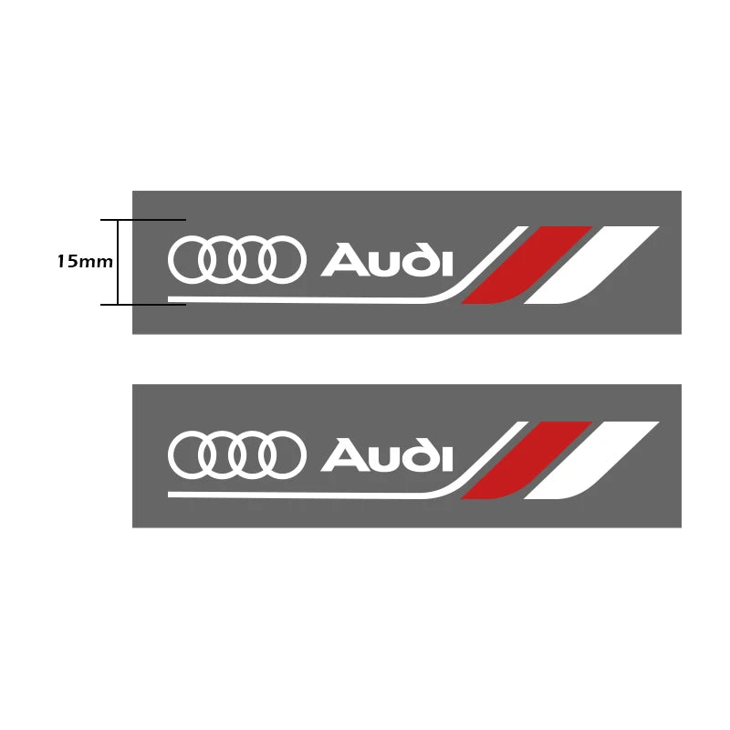 2pcs Car Stickers Auto Decors Window Wiper Automobile Decals For AUDI A1 A3 A4 A5 A7 A8 Q3 Q5 Q7 S3 S4 S5 S6 S7 Accessories