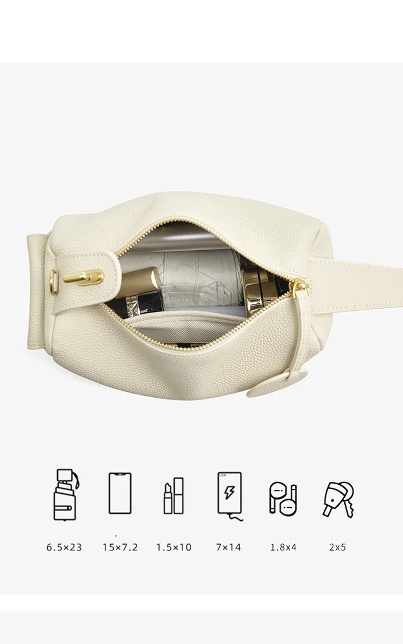 FOXER Cow Leather Crossbody Bag for Women Spring & Summer Fashion New Collection Lady Shoulder Handbag Purse Gift For Girls