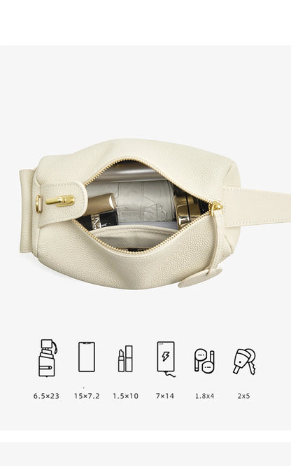 FOXER Cow Leather Crossbody Bag for Women Spring & Summer Fashion New Collection Lady Shoulder Handbag Purse Gift For Girls