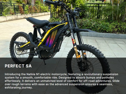 2025 New Arrival Ebike 8000W 72V 30AH N1 Electric Motorcycle 19Inch MTB Tires Electric Dirt Bike with LCD Display