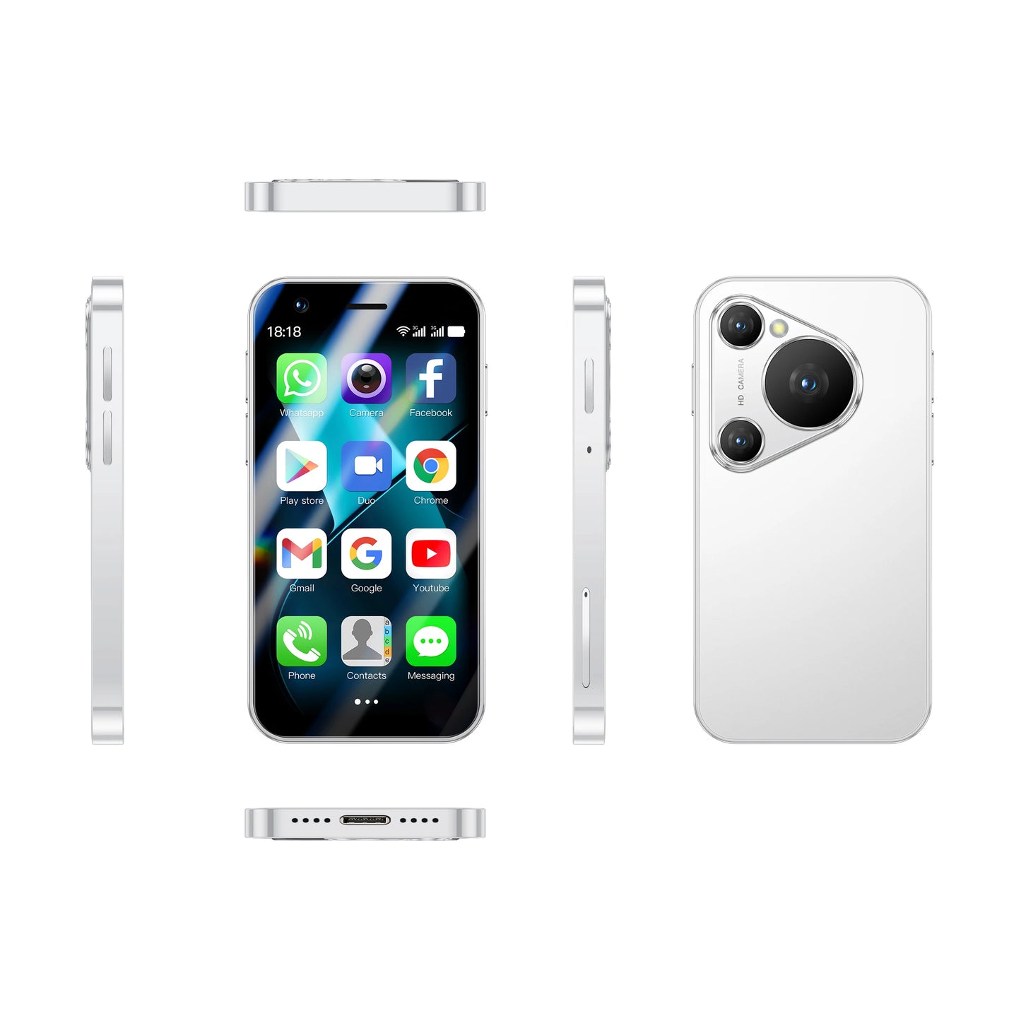 SOYES P70 Pro Max Mini Android8.1 Smartphone 3.0 Inches 2000mAh Face ID Dual SIM Standby Play Store 3G Little Phone