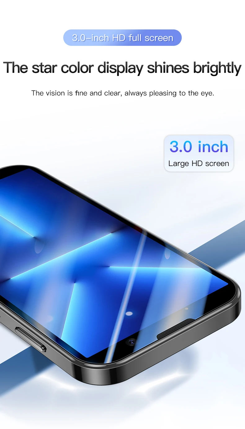 SOYES XS18 Pro 3.0" Mini Smartphone 2GB RAM 16GB ROM Facial Recognition Android8.1 Dual SIM Standby 1000mAh 3G Network Phone