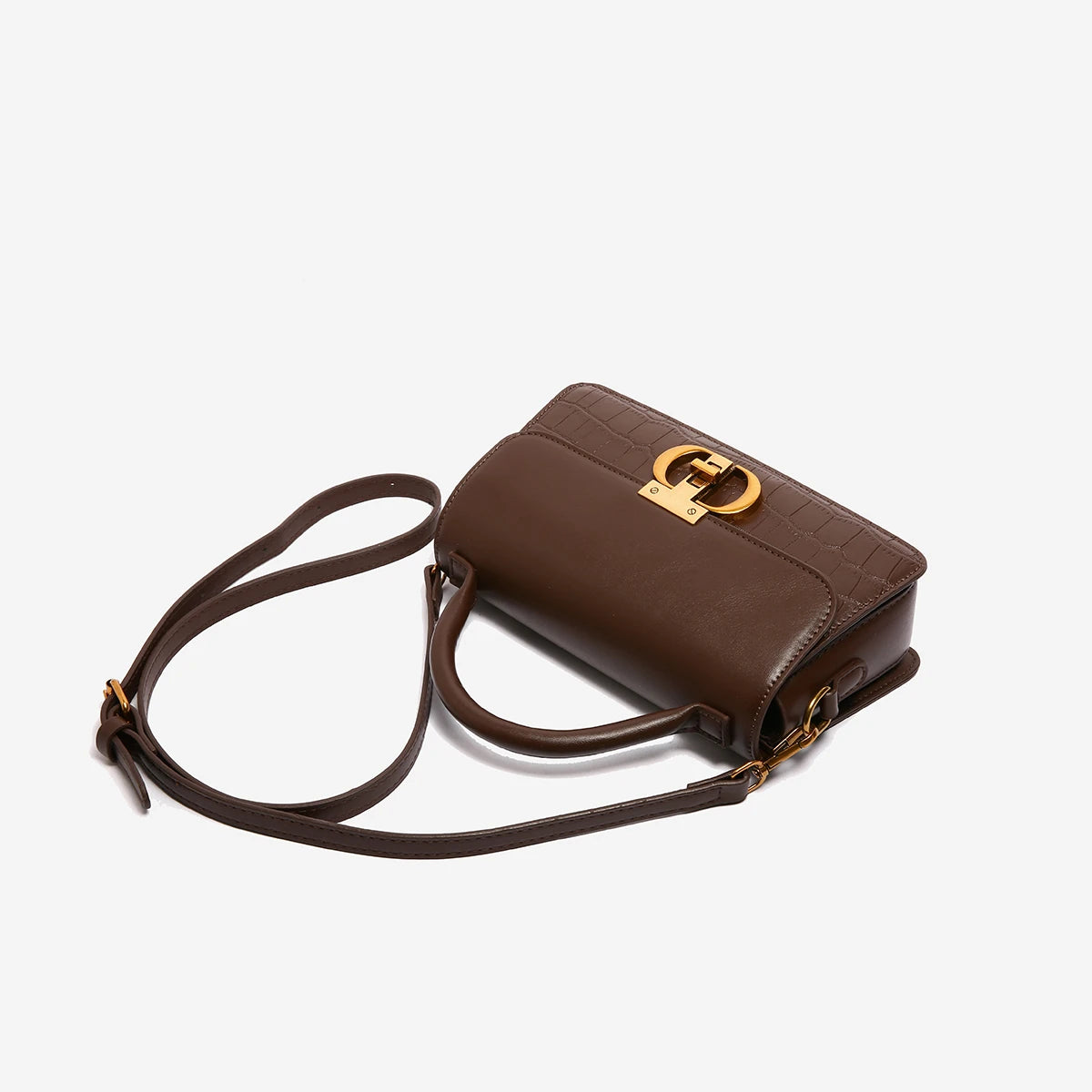 Small Leather Armpit Bags for Women, Chain Shoulder, Crossbody Bag, Ladies Vintage Underarm Handbags, Summer