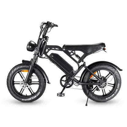 Ebike V20 1000W 48V 20AH Back Seat Fat Tire Electric Bike Beach Cruiser Off-Road Electric Bike Adult Mountain Electric Bike