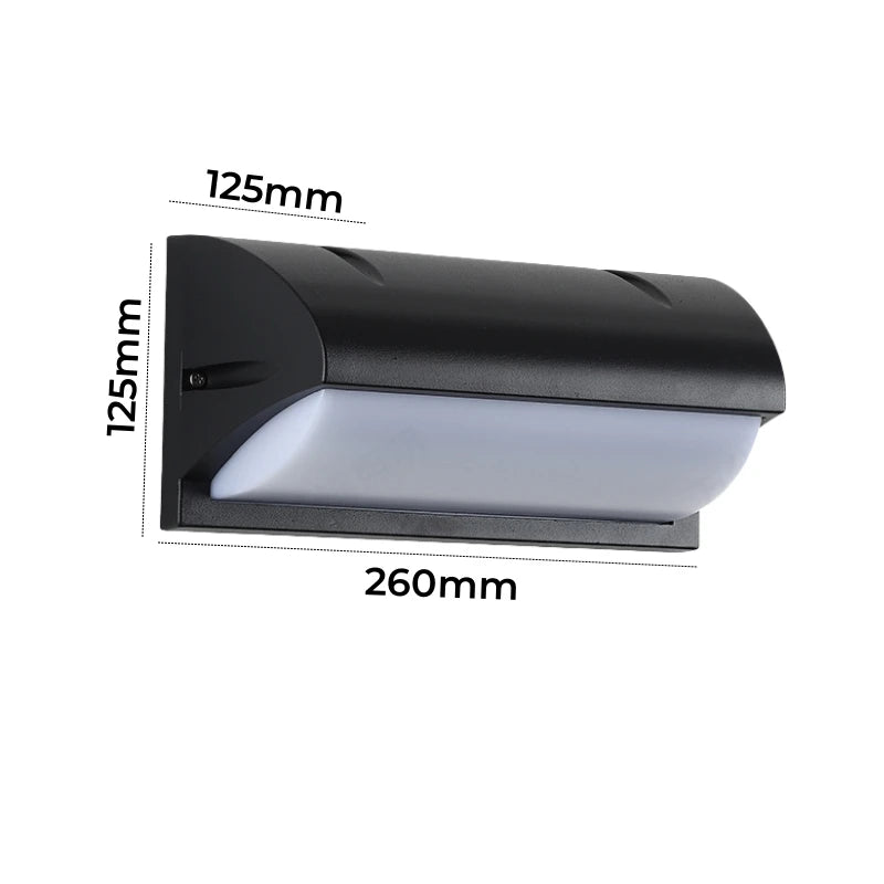 Modern LED Outdoor Wall Lamp E27 Waterproof IP65 Aluminum Porch Light Garden Fence Street Exterior Wall Sconce Lighting 110/220V