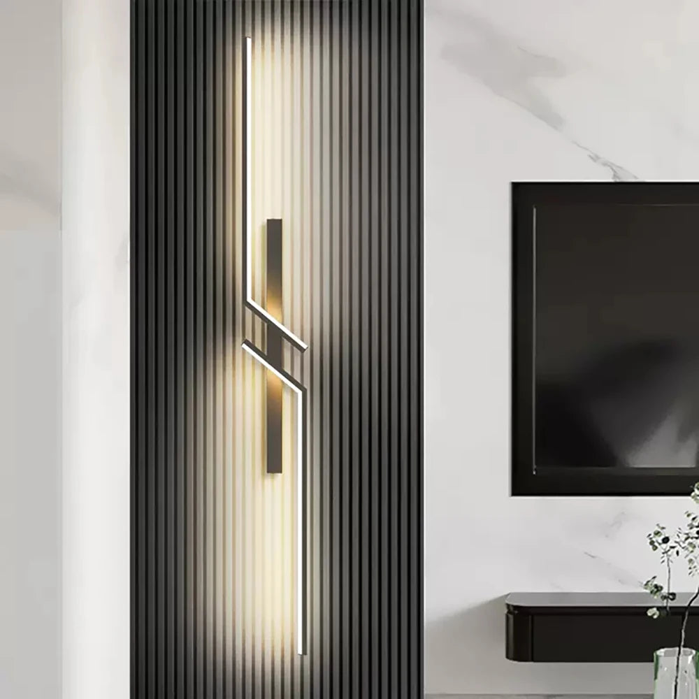 LED Wall Light Type-C Rechargeable Touch Button Smart Remote Control 60/80cm Light Bedroom Living Room Kitchen Indoor Lighting