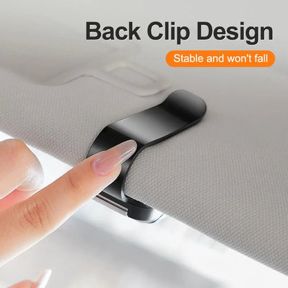 2025 New Universal Car Sunglasses Clip Holder Car Sunshades Ticket Stand Fastener Pen Case Eyeglasses Sun Visor Accessories