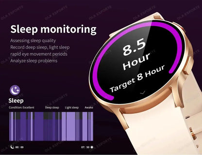 Wearable Smart Watch Bluetooth Call Waterproof Fitness Sports Mode Heart Rate Blood Oxygen Sleep Monitor smartwatch For Samsung