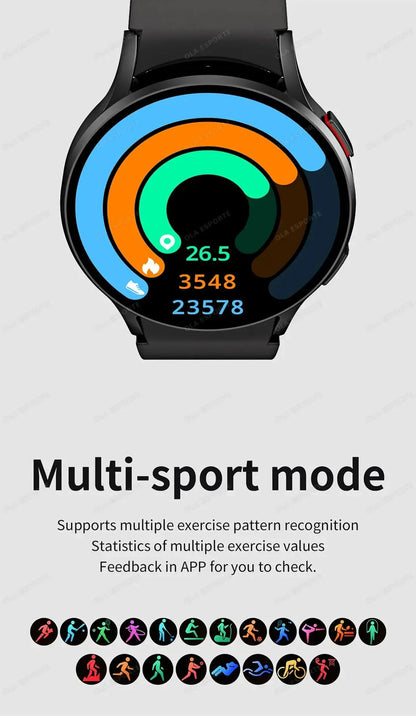 Wearable Smart Watch Bluetooth Call Waterproof Fitness Sports Mode Heart Rate Blood Oxygen Sleep Monitor smartwatch For Samsung