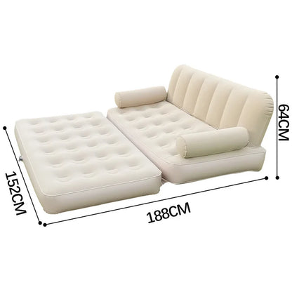 Modern Portable Folding hand-Inflatable Sofa for Living Room Lazy Bean Bag Chair Puff Tatami Foldable for Outdoor Camping